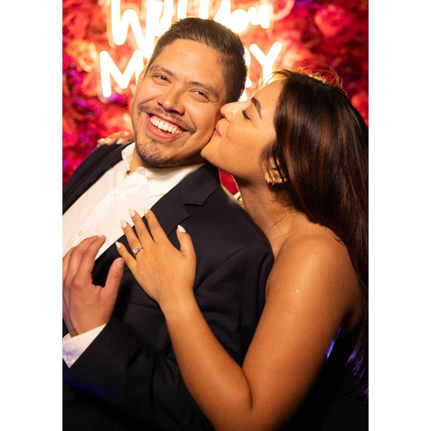 We got engaged