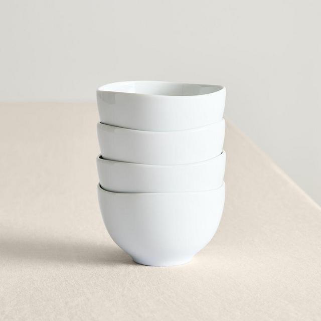 Organic Shaped Dinnerwarerice Bowlwhites8