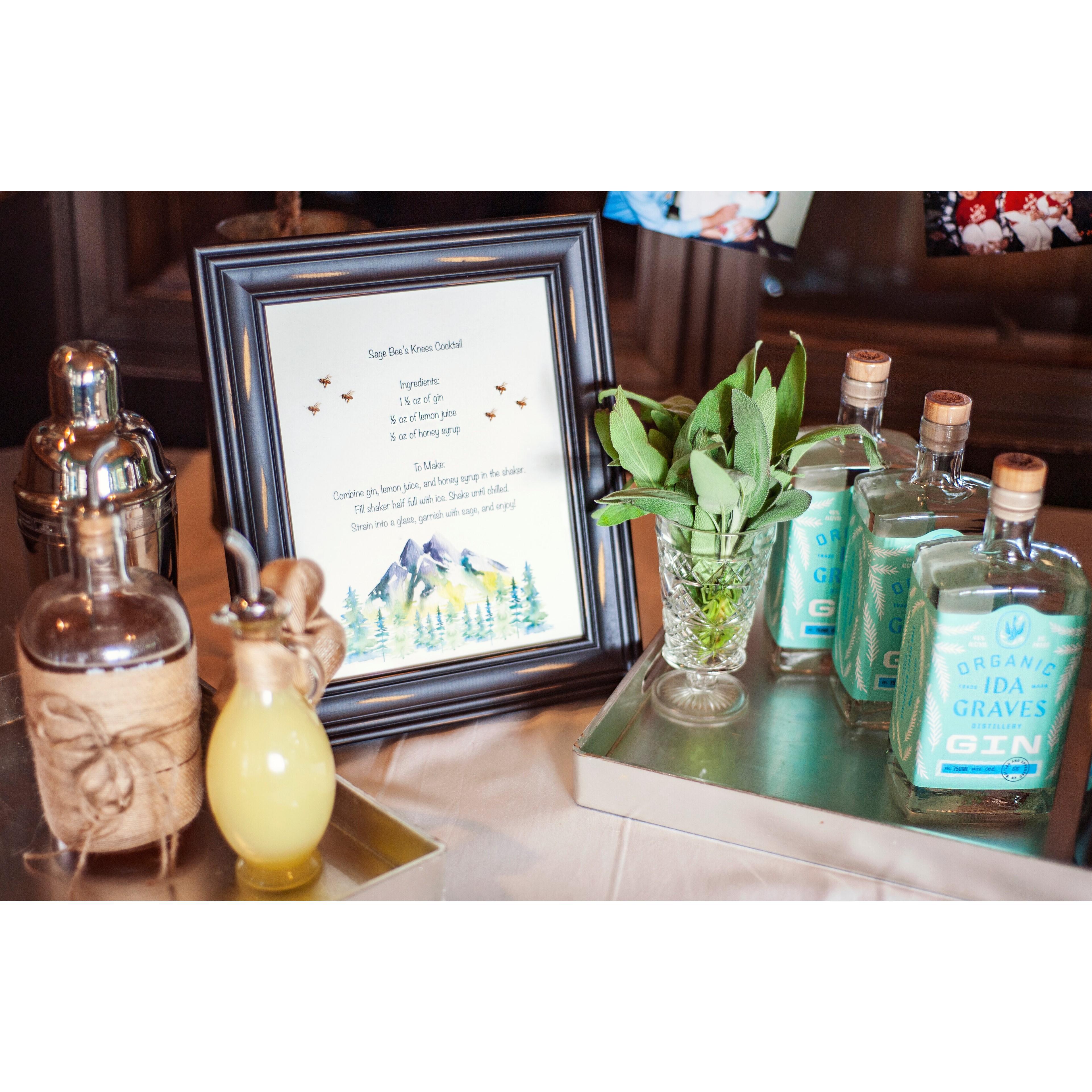 Our signature cocktail with the best gin in all the land