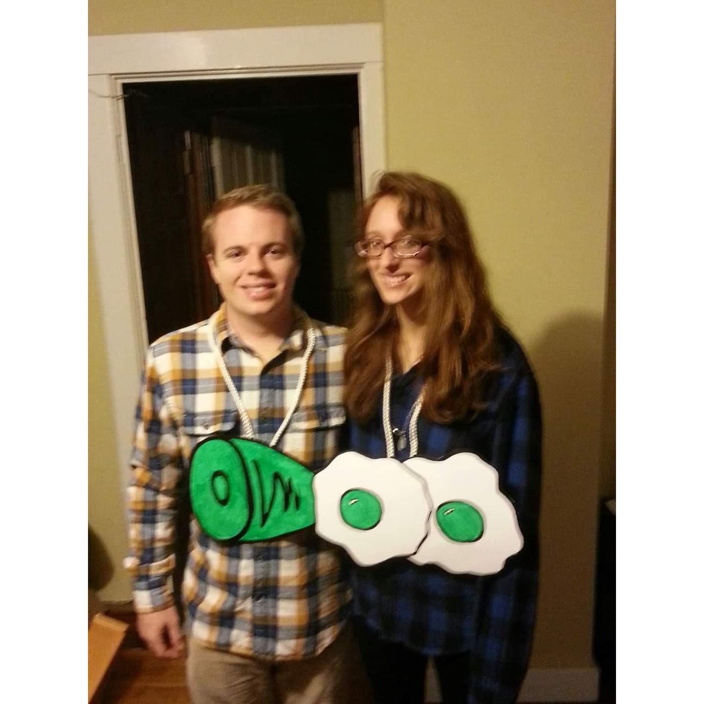 One of our early Halloweens together
