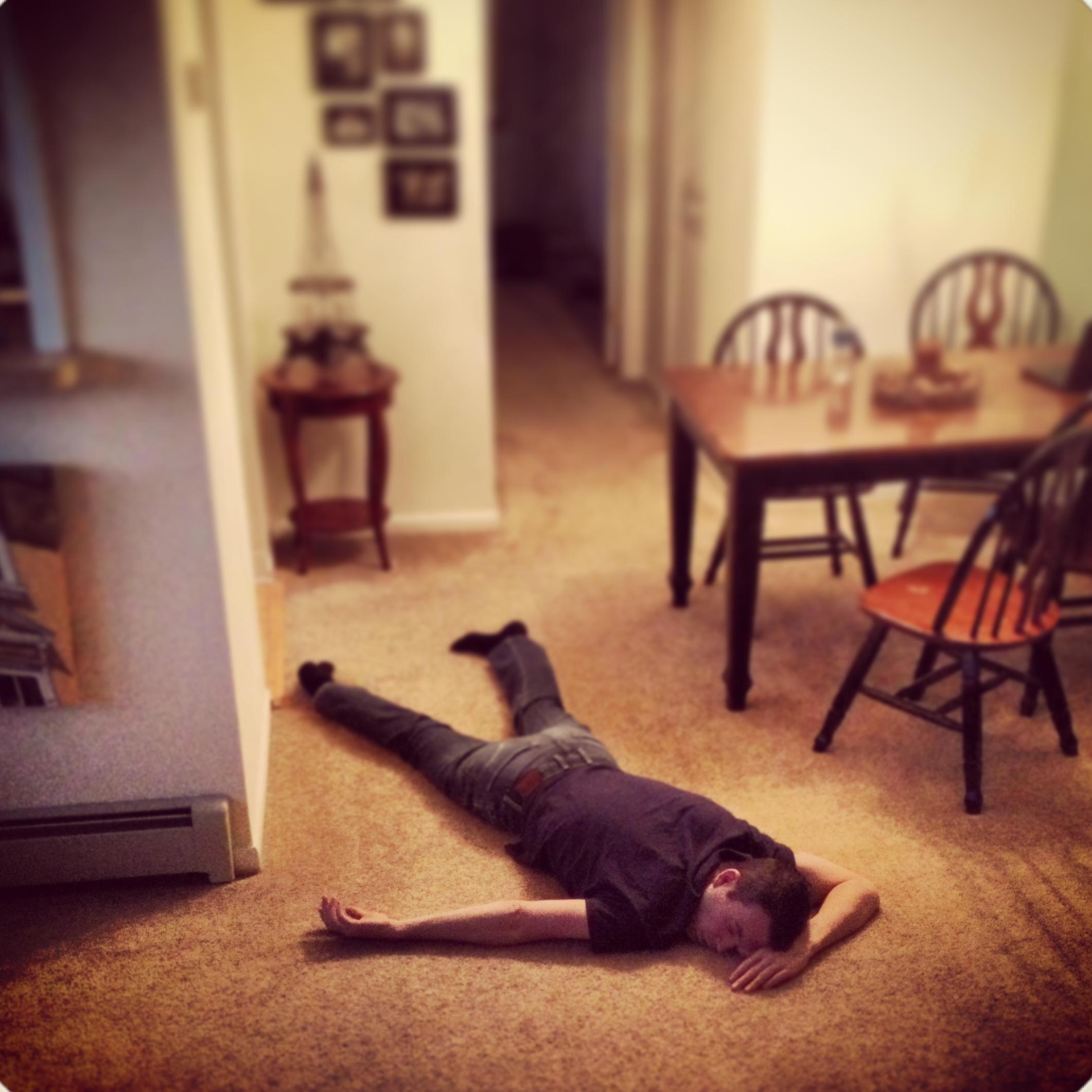 "Malfunctioning." Our old apartment in Fairless Hills, PA.