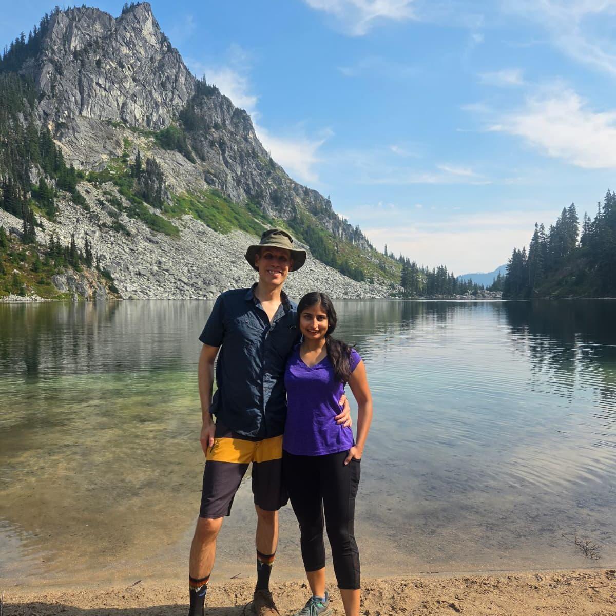 Lake Valhalla... or Viking heaven. To reach this heavenly place on a very wildfire-smoggy day (the AQI was over 100!) felt like a blessing indeed!
