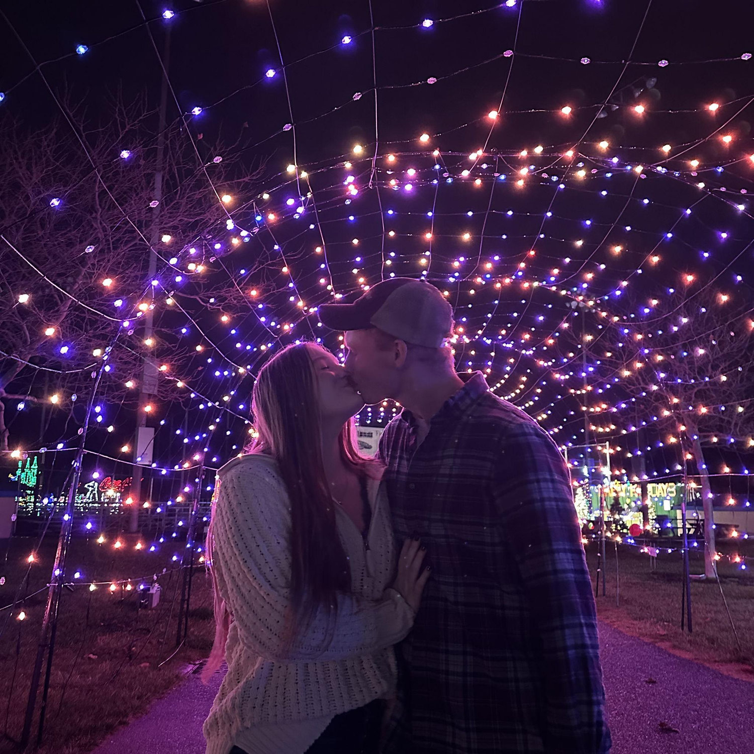 A trip to the Winterfest of Lights in Ocean City MD, and the first pictures together posted on social media, making it 'official'