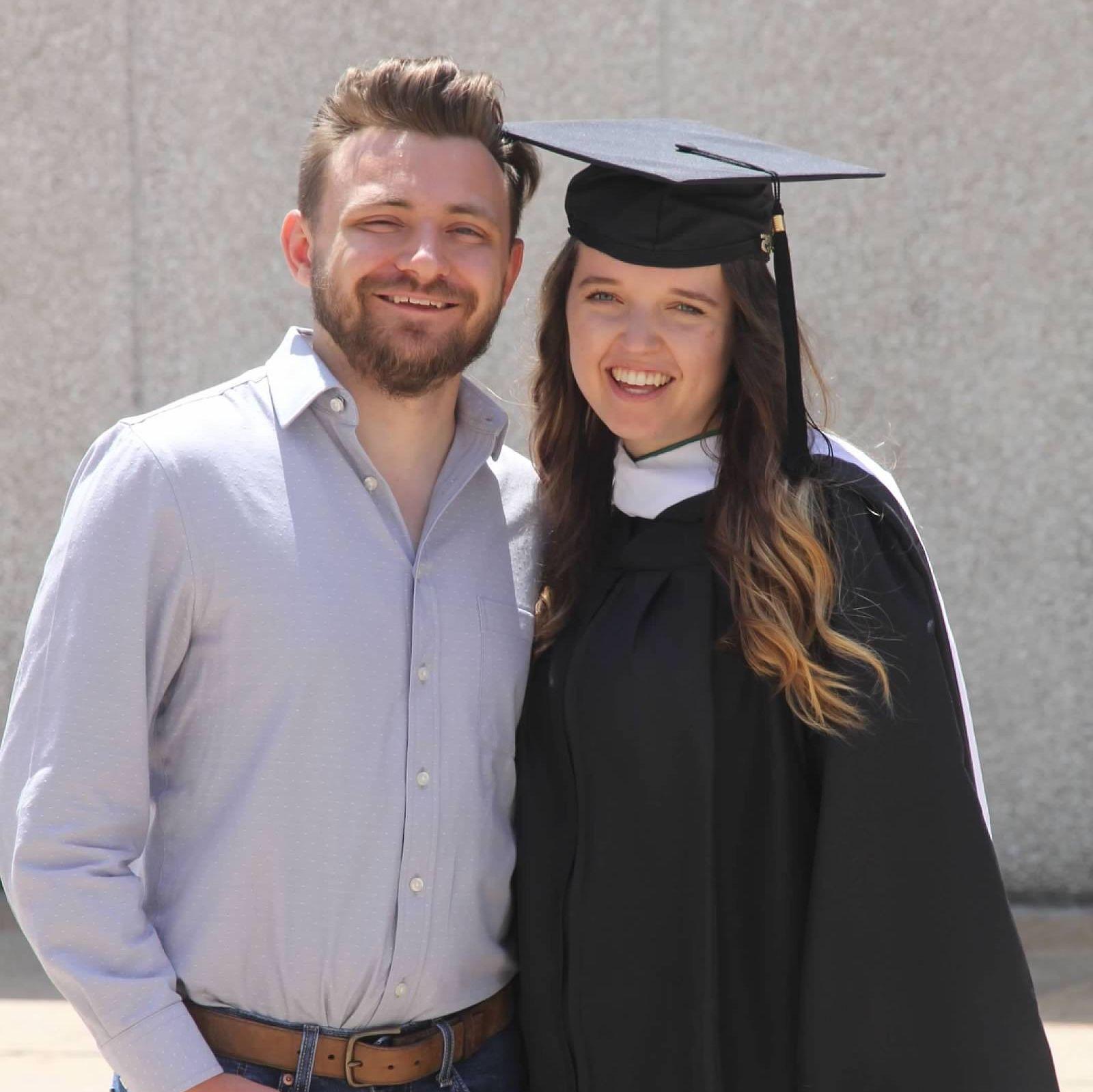 May 18, 2025, Sarah's MFA graduation in Roanoke, VA