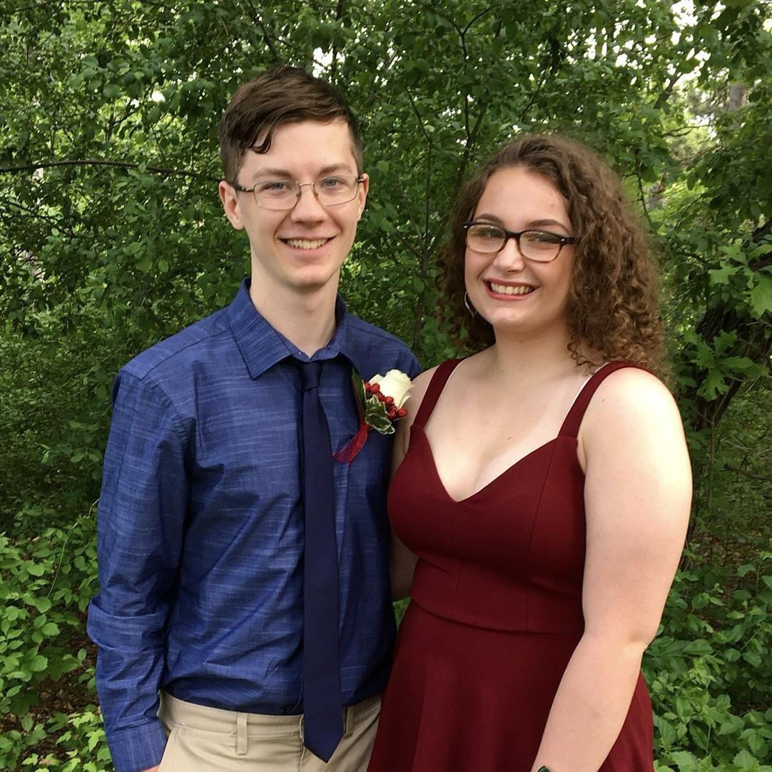 Senior "prom" - aka, pizza in the park all dressed up.