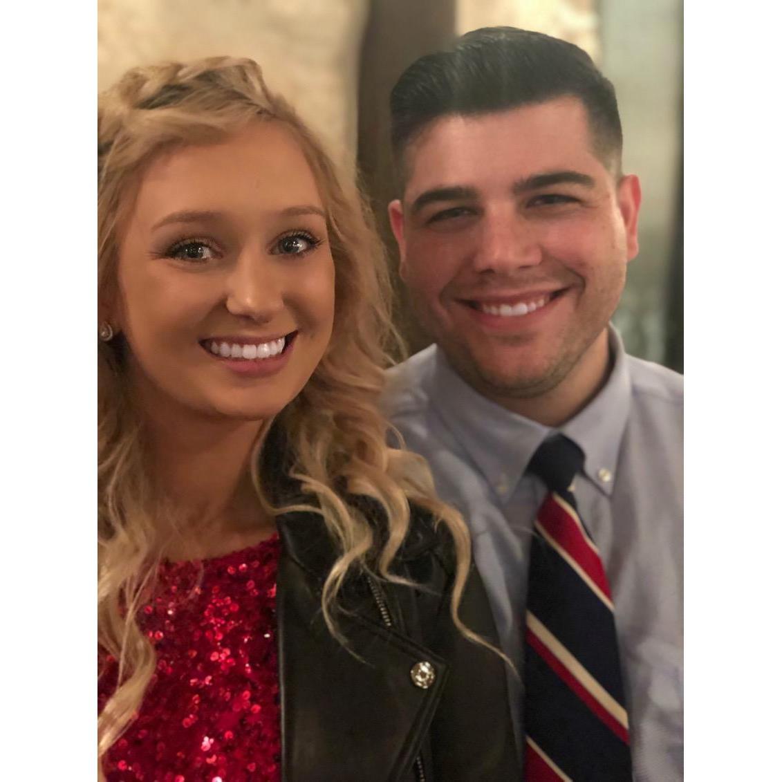 Our first wedding date!