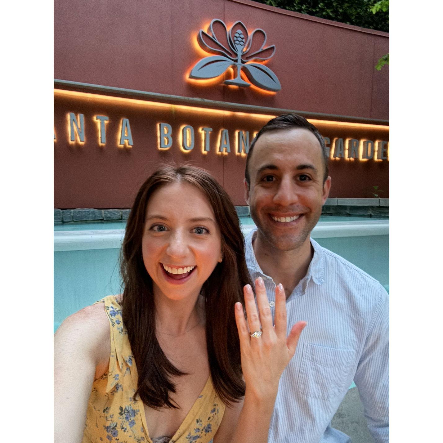 Officially engaged!
