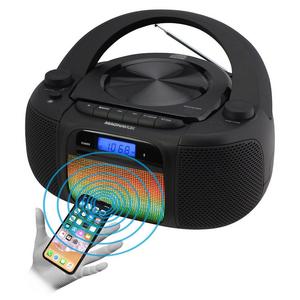 Magnavox MD6972 CD Boombox with Digital AM FM Radio Color Changing Lights and Bluetooth Wireless Technology - Inpatient Peds
