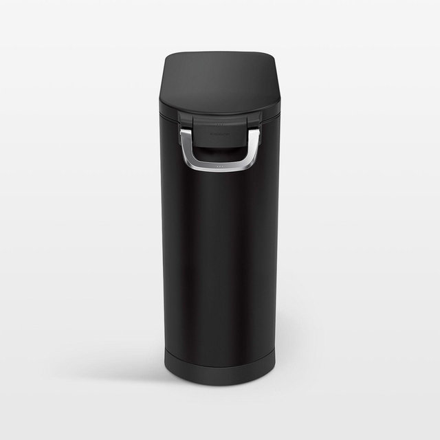 Simplehuman Extra Large Black Steel Pet Food Can