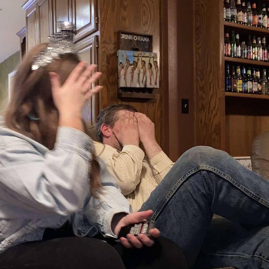 New Year's Eve 2023- the second time we saw each other after meeting. Obviously a little shy.