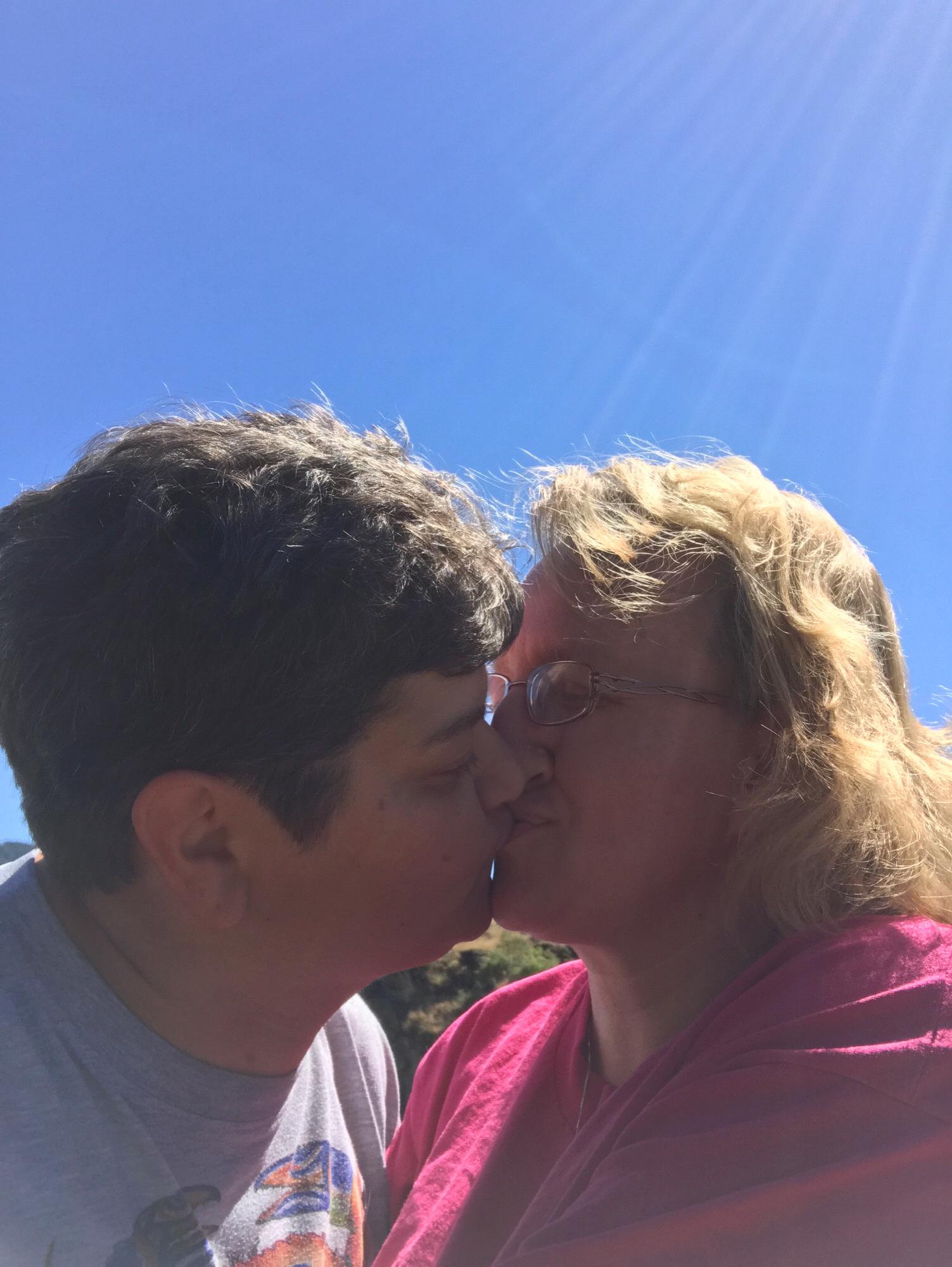 Sharing some love at the dam