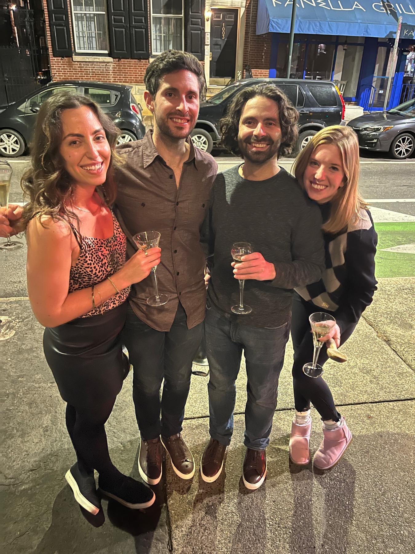 The last photo taken before engagement.