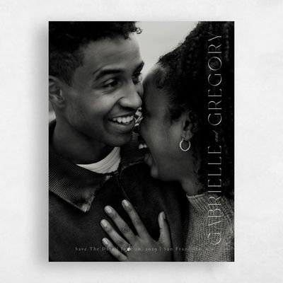 Grey Wedding Save the Date - Payton Photo