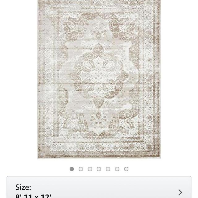 Traditional Persian Vintage Design Rug Beige Rug 8' 11 x 12' FT (366cm x 274cm) Sofia Area Rug Inspired Overdyed Distressed Fancy
