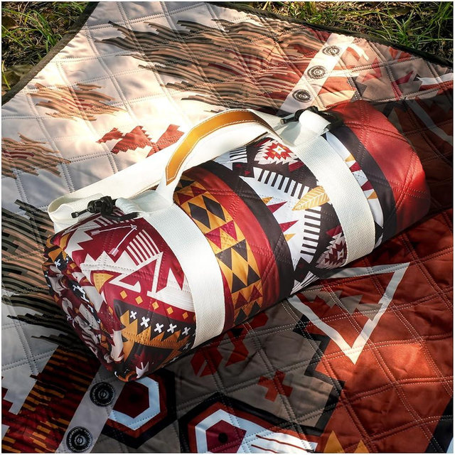 Genovega Waterproof Picnic Blanket Outdoor Camping Beach Mat Extra Large Foldable Car Essential Roadtrip Gadget Rv Accessories Glamping Tent Gear Must Haves Hiking Stuff Backpacking Necessities Gift