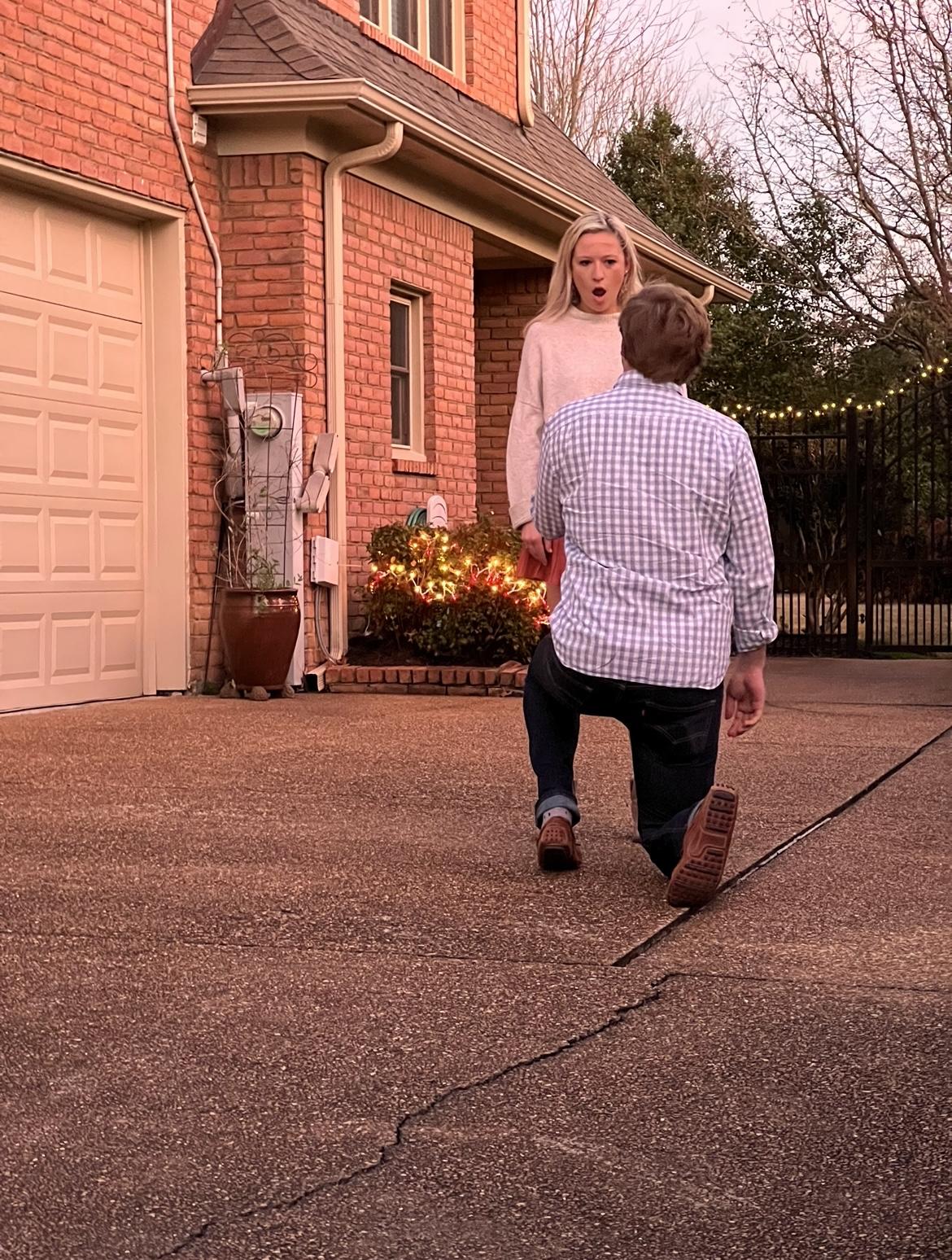 2021 | Charlie proposed on Christmas Eve in my parents' driveway- I couldn't have imagined it any other way!