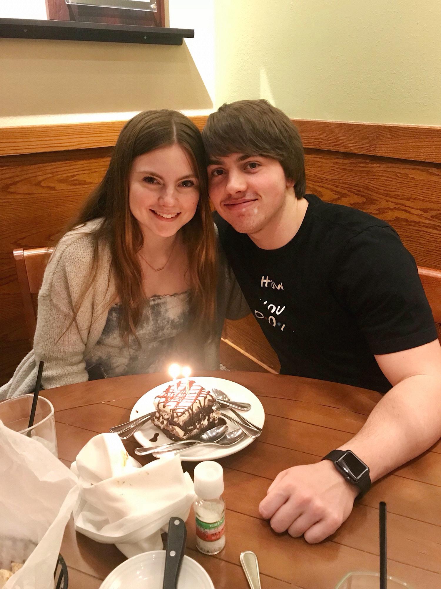 Our first vacation together over Spring Break and we celebrated our birthdays! (Since they are a day apart.)