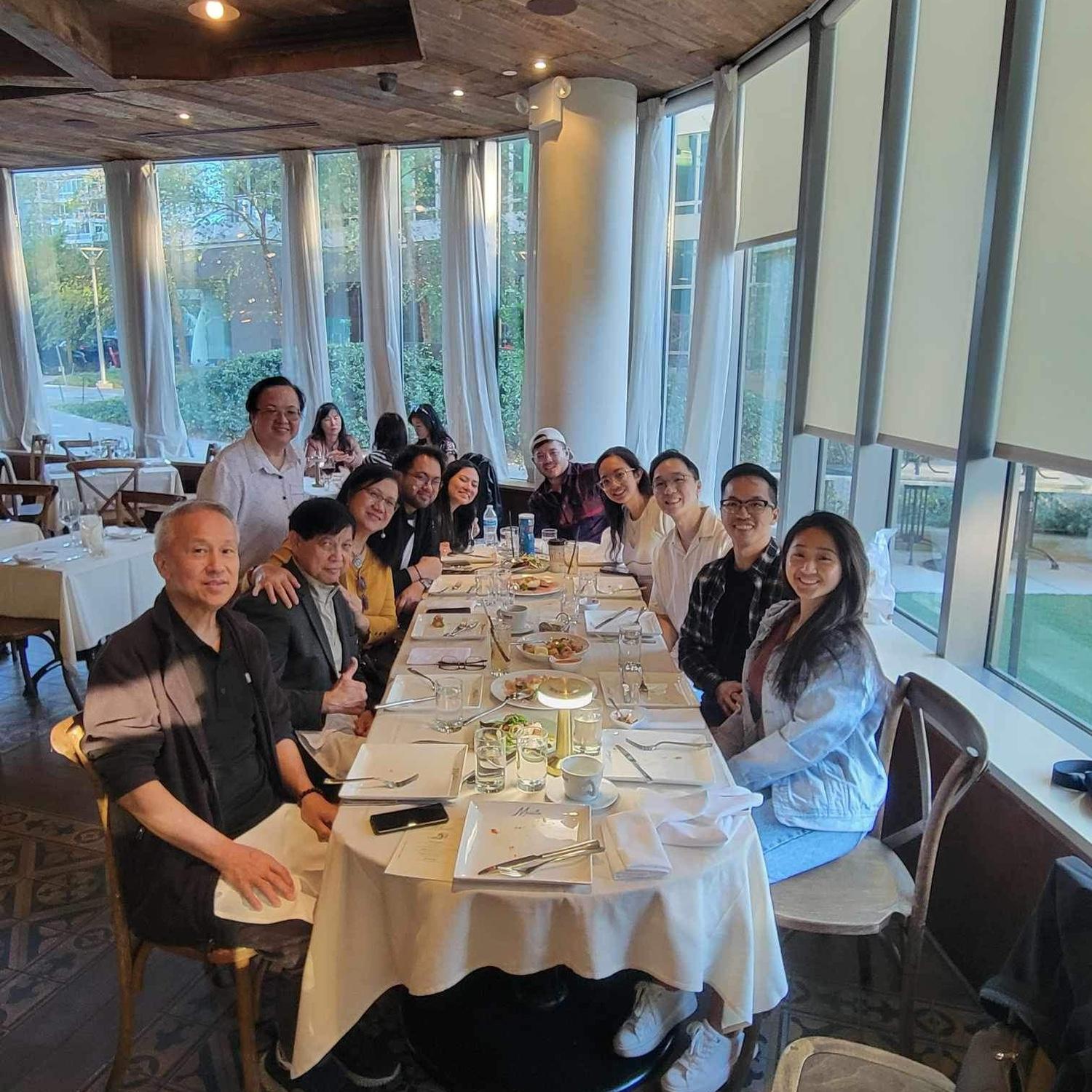 2024 - dinner post-engagement