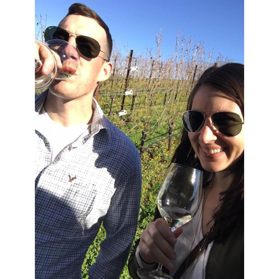 Enjoying some fine grapes in Sonoma/Napa!