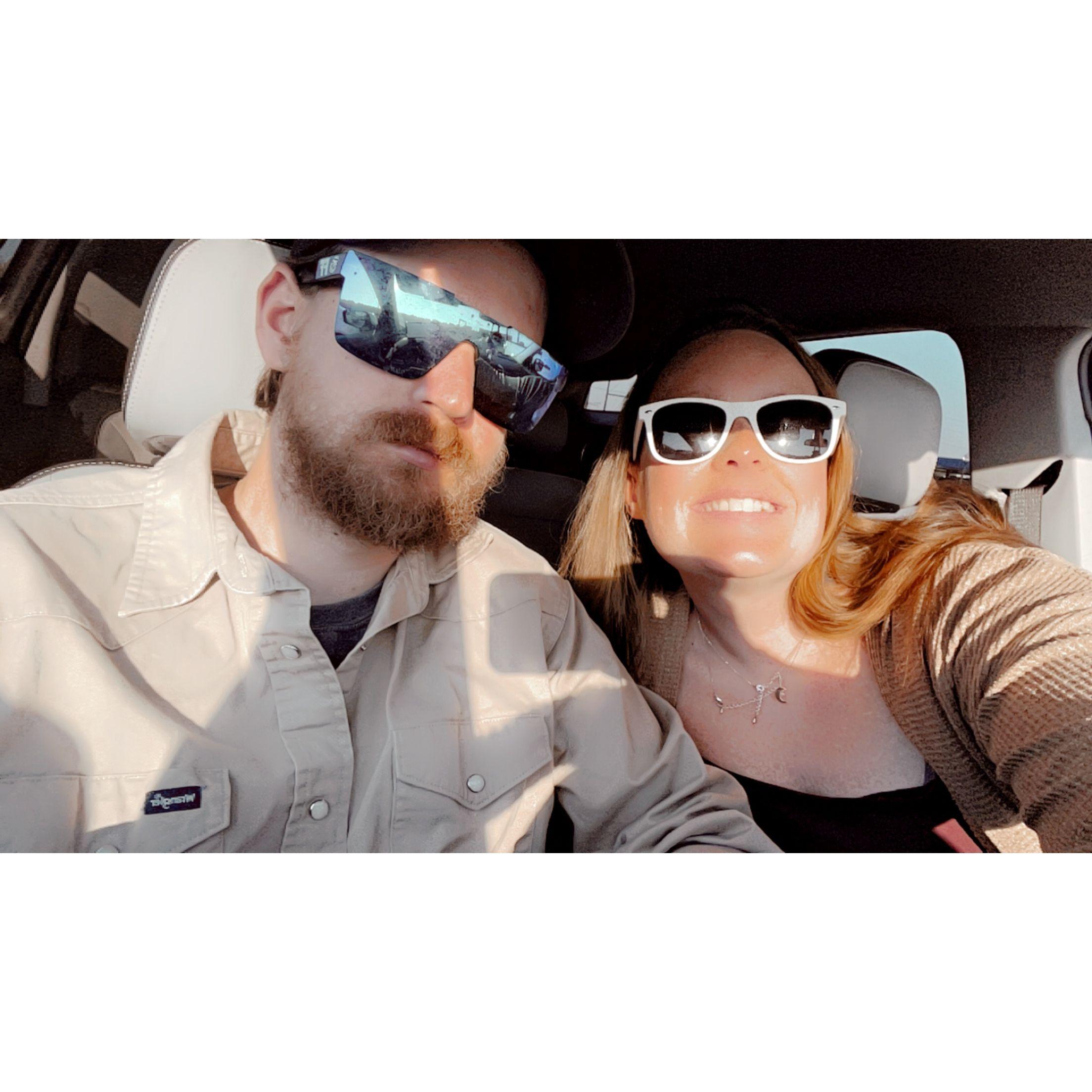 Now we celebrated 2 years together and 1 year til we get married.