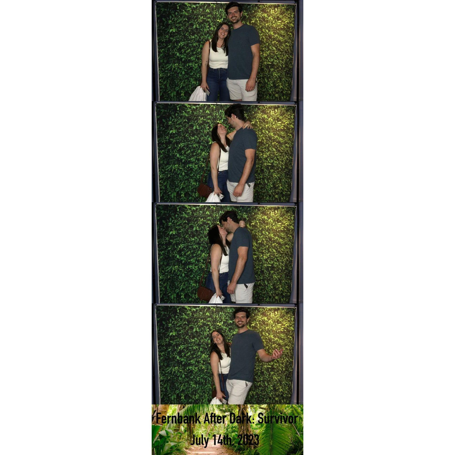 Jordan found out that Kristina loves the tv show, Survivor, and planned a date for us at Fernbank that had a Survivor themed night.