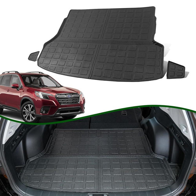 xipoqix Cargo Mat Compatible with 2019-2024 Subaru Forester Trunk Mat TPE Cargo Liner Replacement for 2019-2024 Subaru Forester Accessories (Cargo Mat)