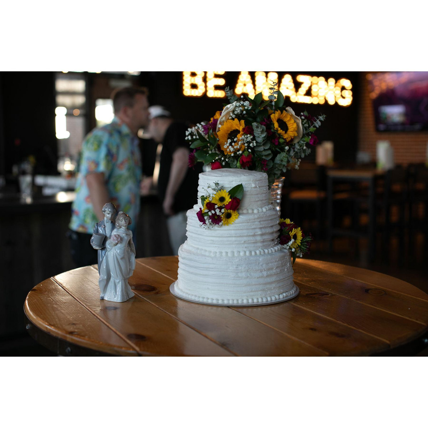 The amazing cake Sean's aunt Betty made