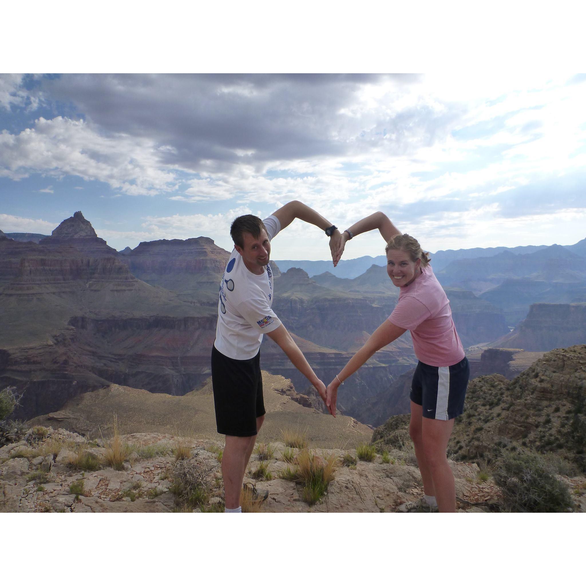 In the Grand Canyon!