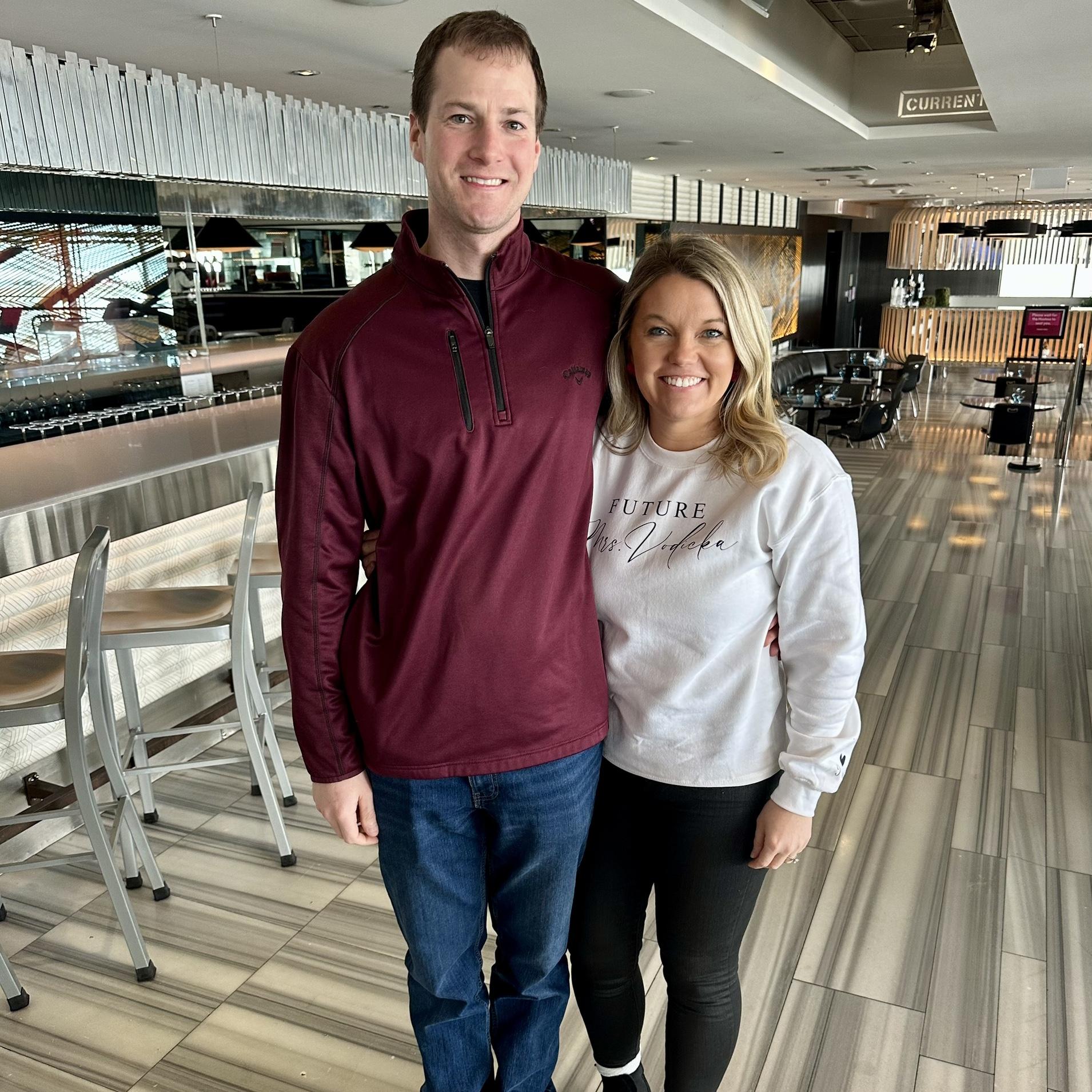 Menu tasting for our wedding