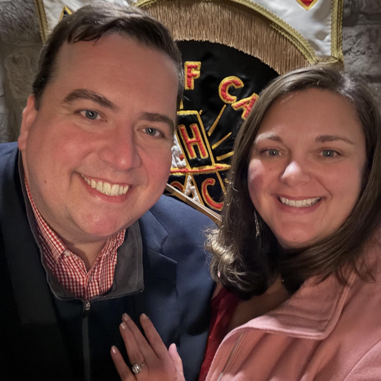 Second date to House of Cards … when Andrew pulled off a magical marriage proposal surprise! 🥰💍🎉