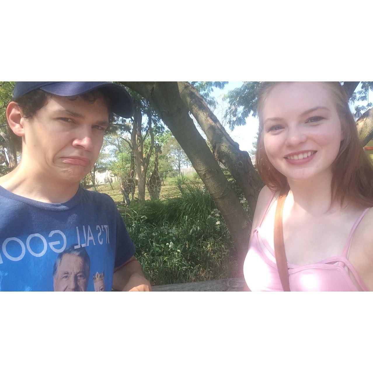 One year dating anniversary at the Indianapolis Zoo (2017)