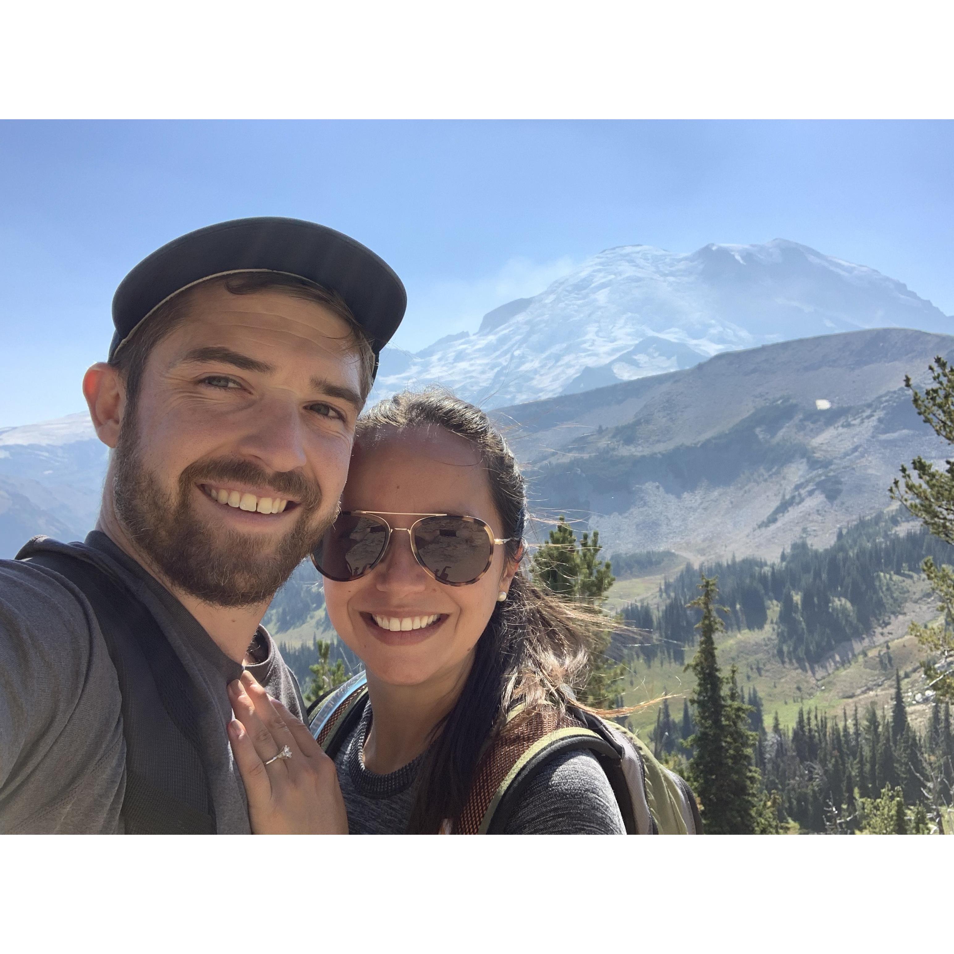 The day we got engaged!