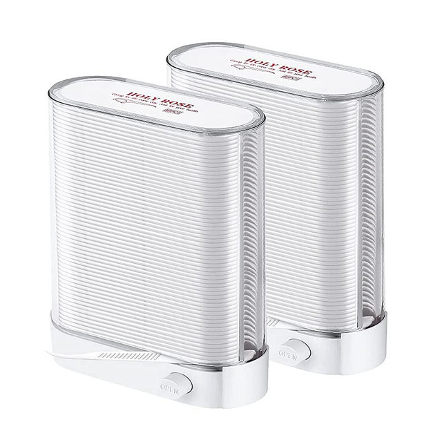 Dental Floss Picks Holy Rose White Dispenser Automatic Pop Up Floss,176 Count Premium Featured Flossers ,2 Boxed Hygiene Tidy Dental Floss。