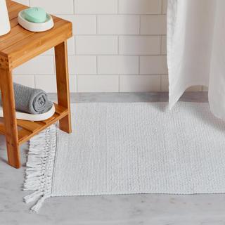 Tasseled Cotton Bath Mat