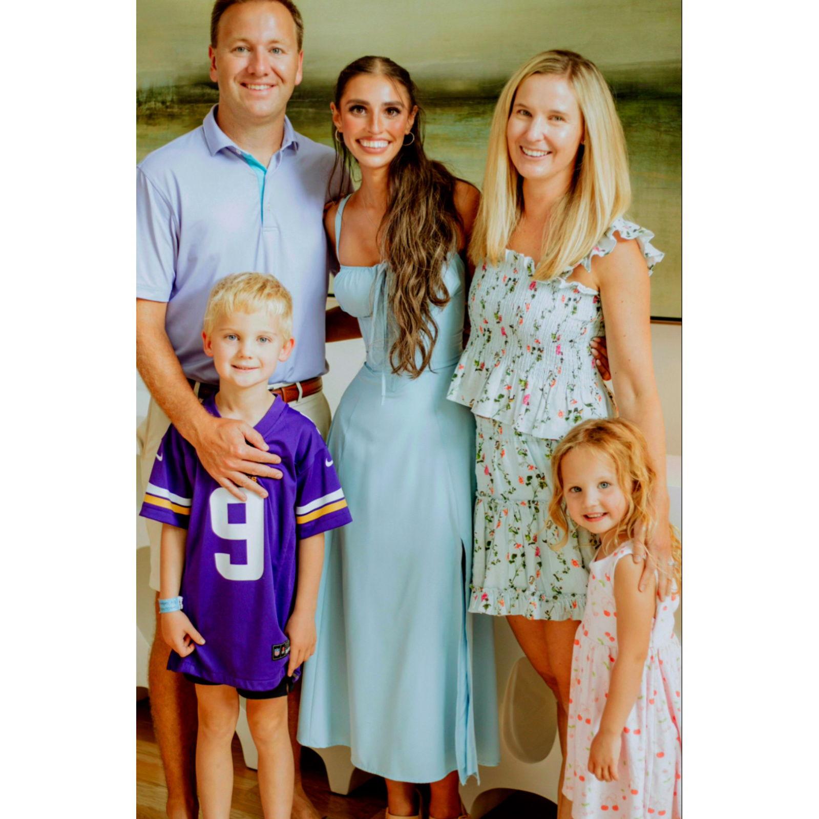 Armstrong Family --- soon to be ring-bearer + flower girl!