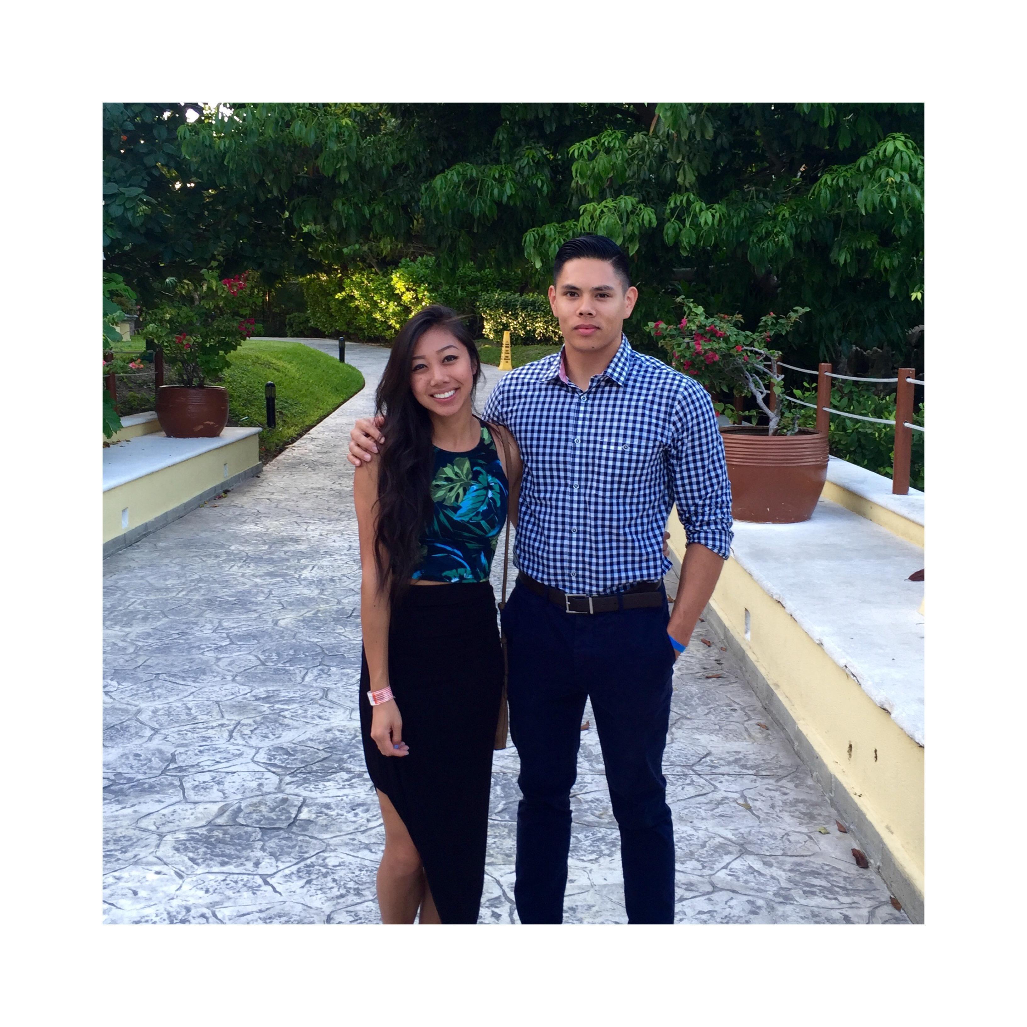 Off to a nice dinner on the resort! (Cancún, Mexico)