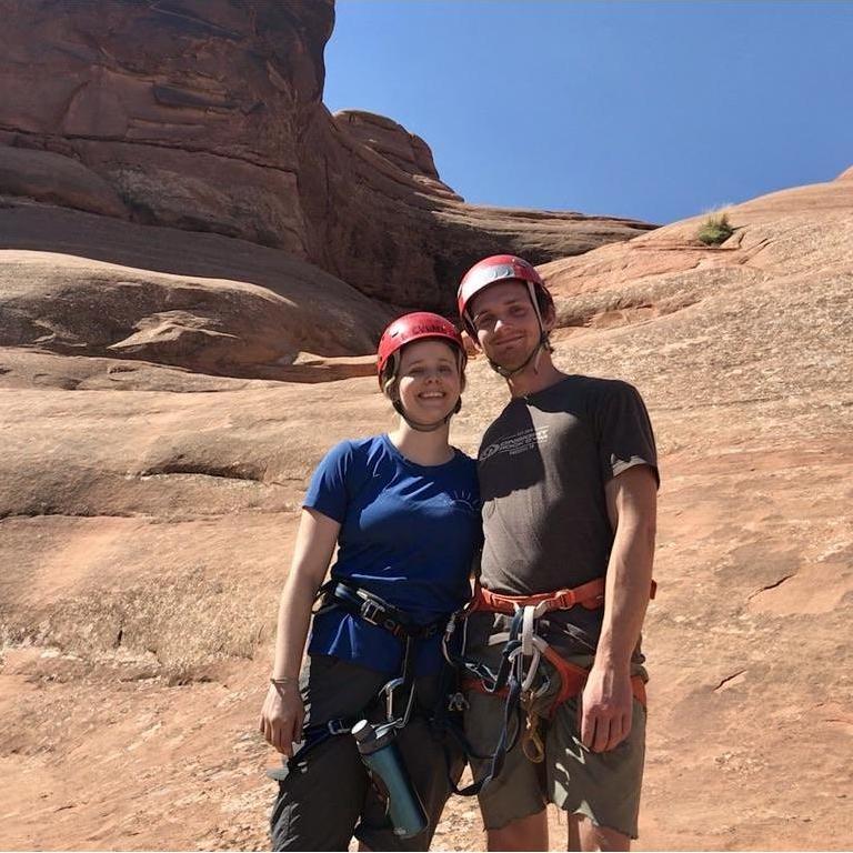 Chaperoning the BA wilderness club in Moab, Utah