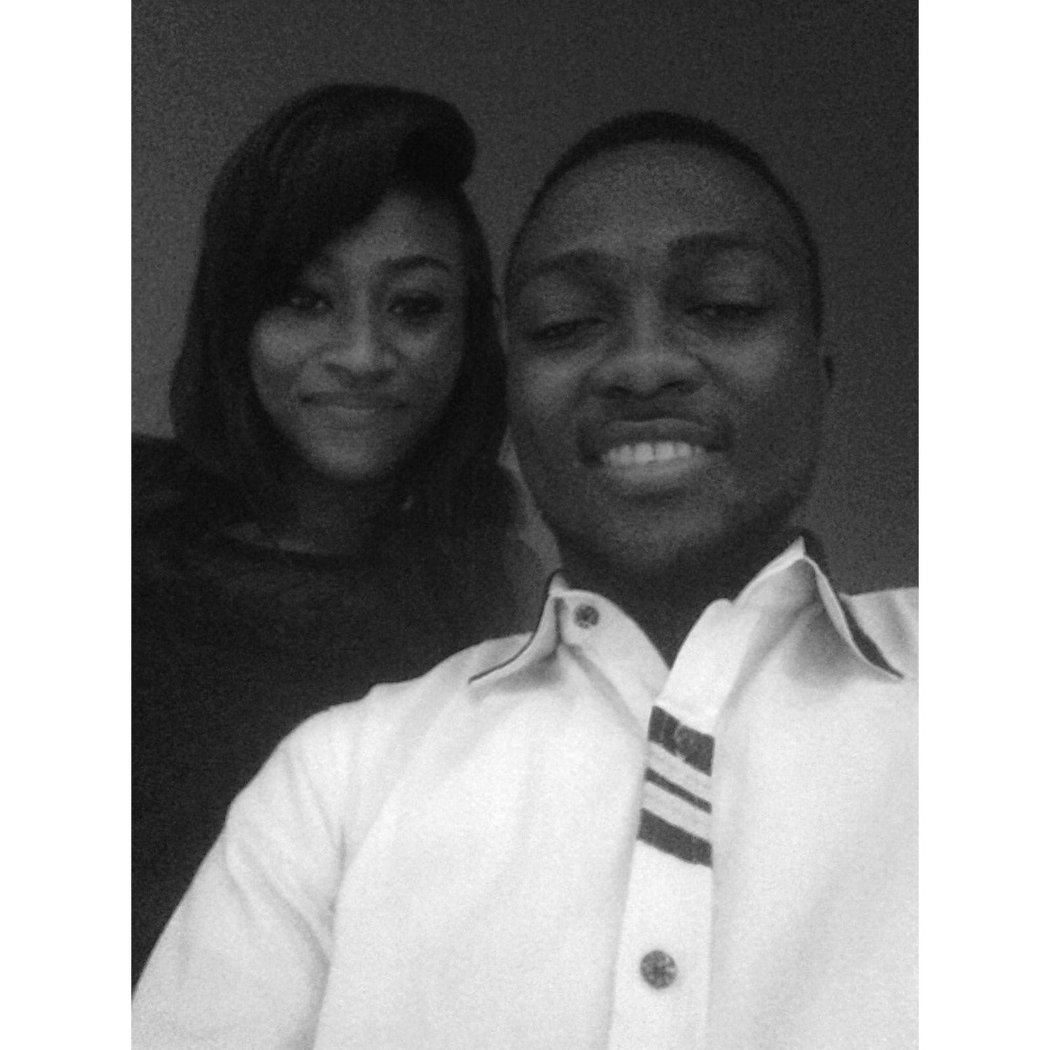 Our first date β and a sweet selfie to remember it by. π½οΈπ«