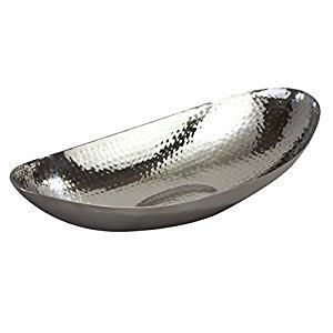 Elegance 17-Inch Hammered Oval Bowl, Large