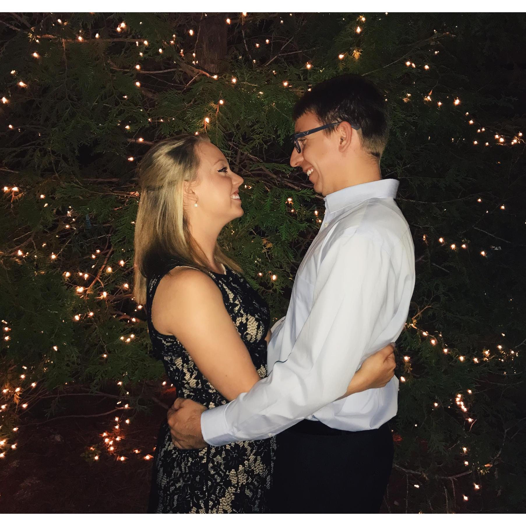Practicing being each others wedding dates for the rest of forever!