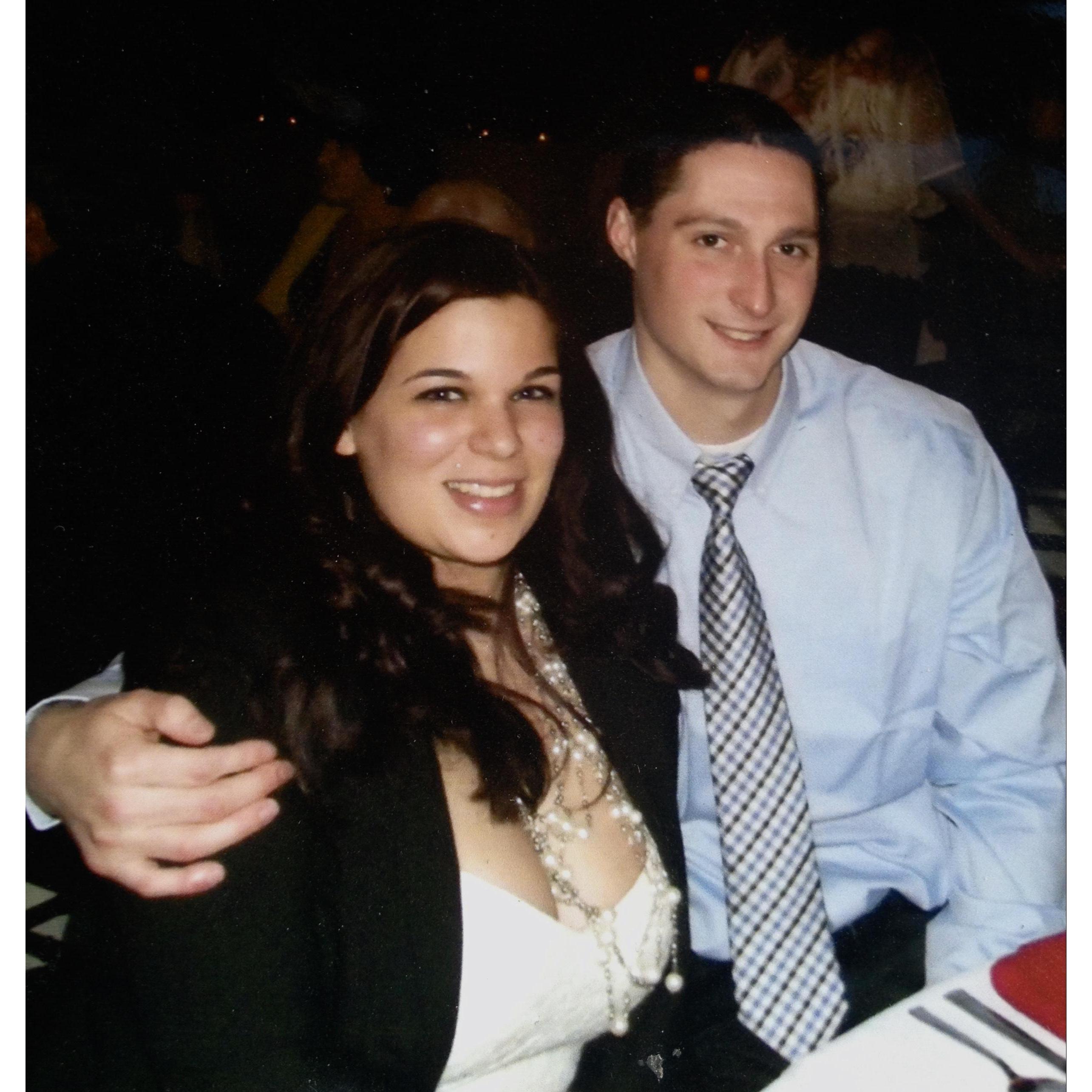 Us attending Kevin's Firehouse banquet in April 2013