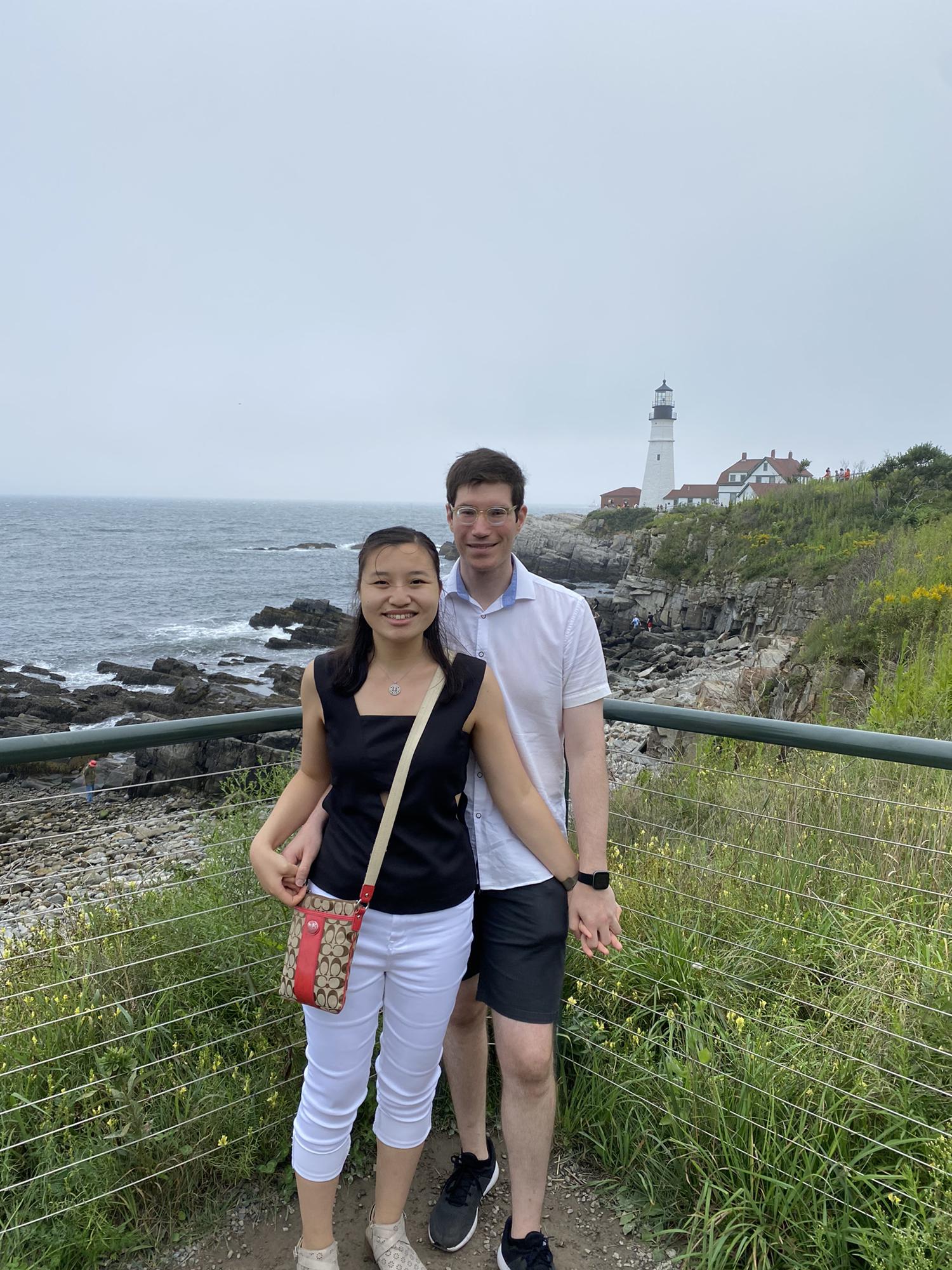 Jon & Lia in Portland, ME from August 2021