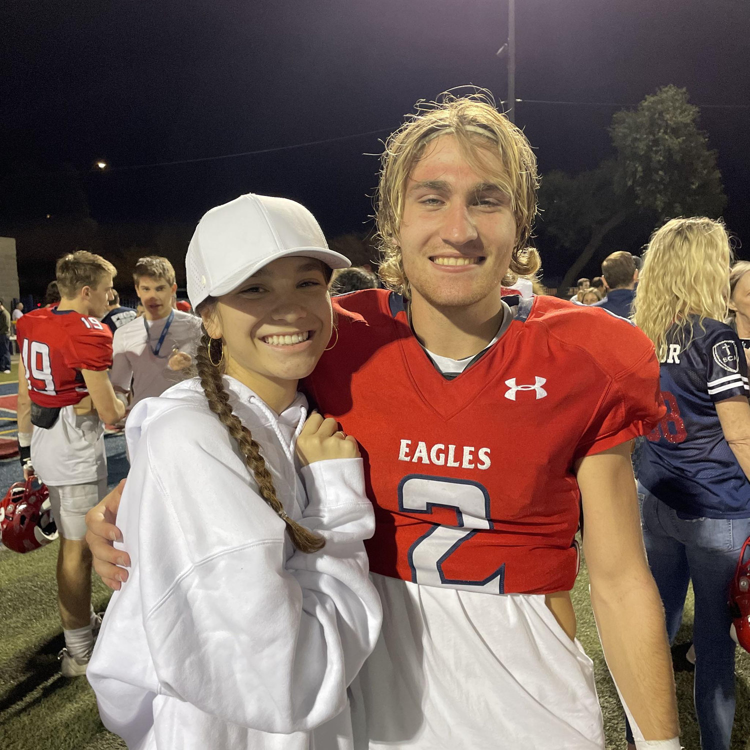 High school football game