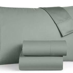 Charter Club Solid 550 Thread Count 100% Cotton Sheet Sets, Exclusively at Macy’s - Macy's