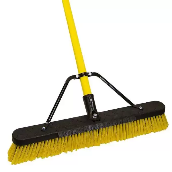 Jobsite 24 in. Multi-Surface Fiberglass Push Broom