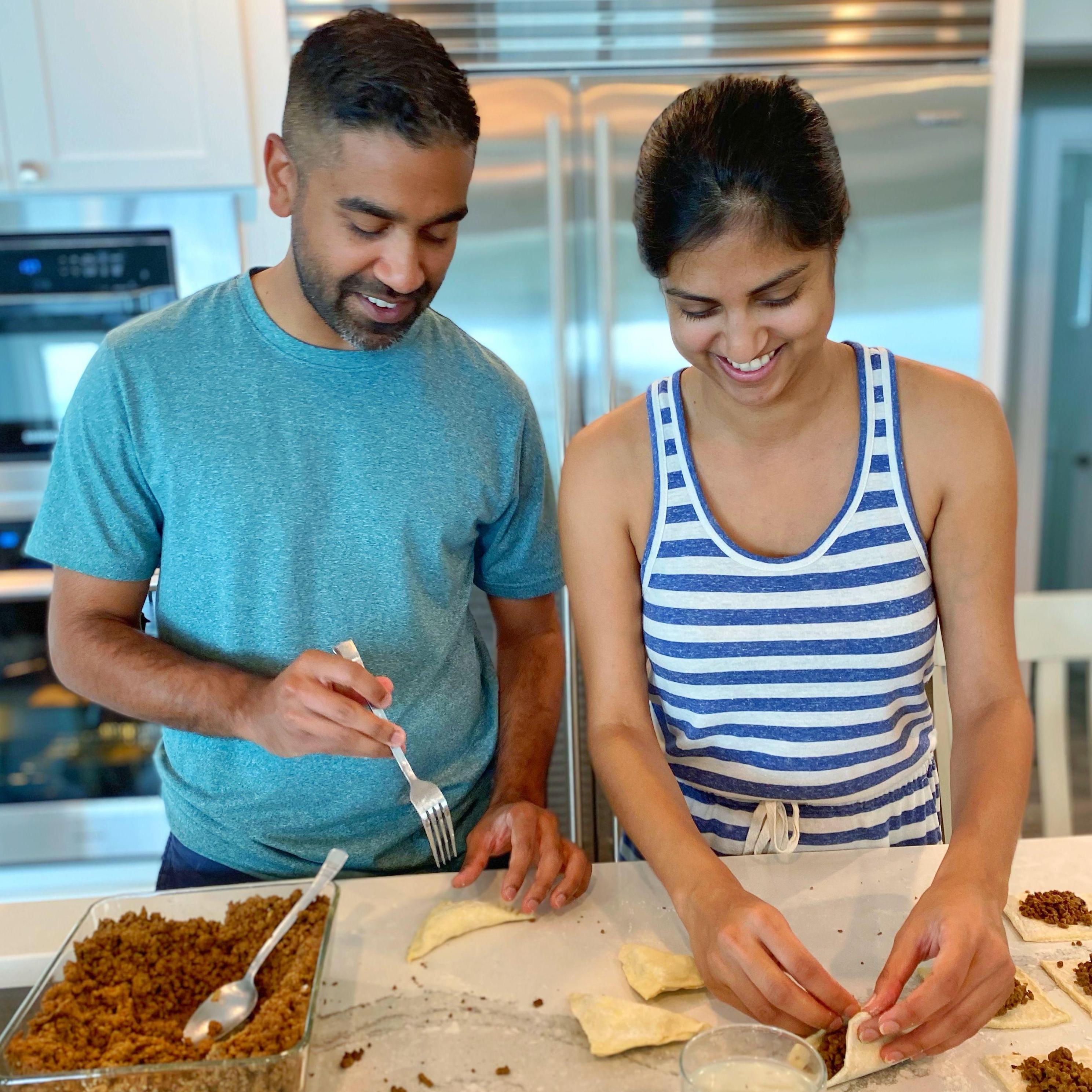 Cooking together