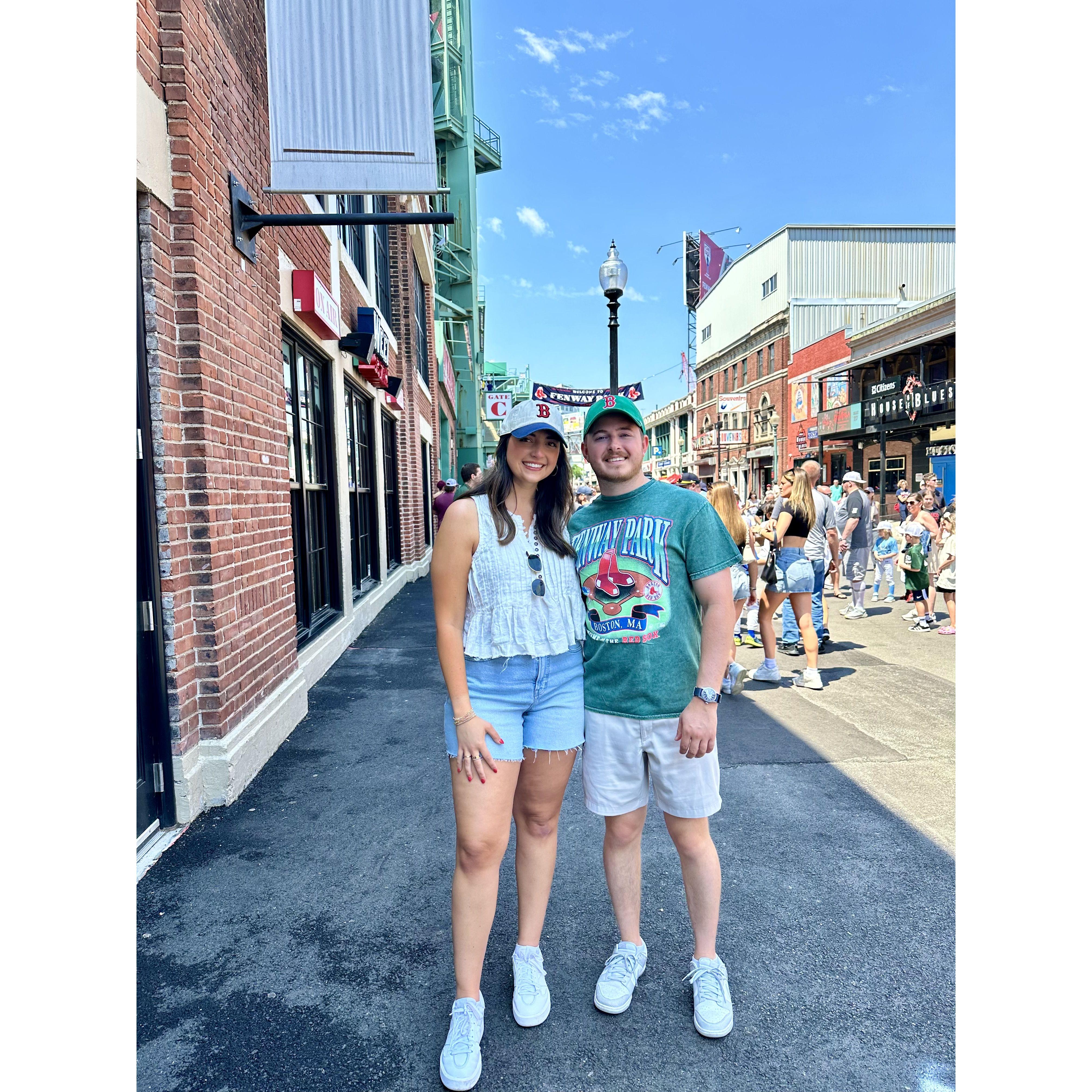 Our first trip together to Boston, MA. It made us want to explore the world together!