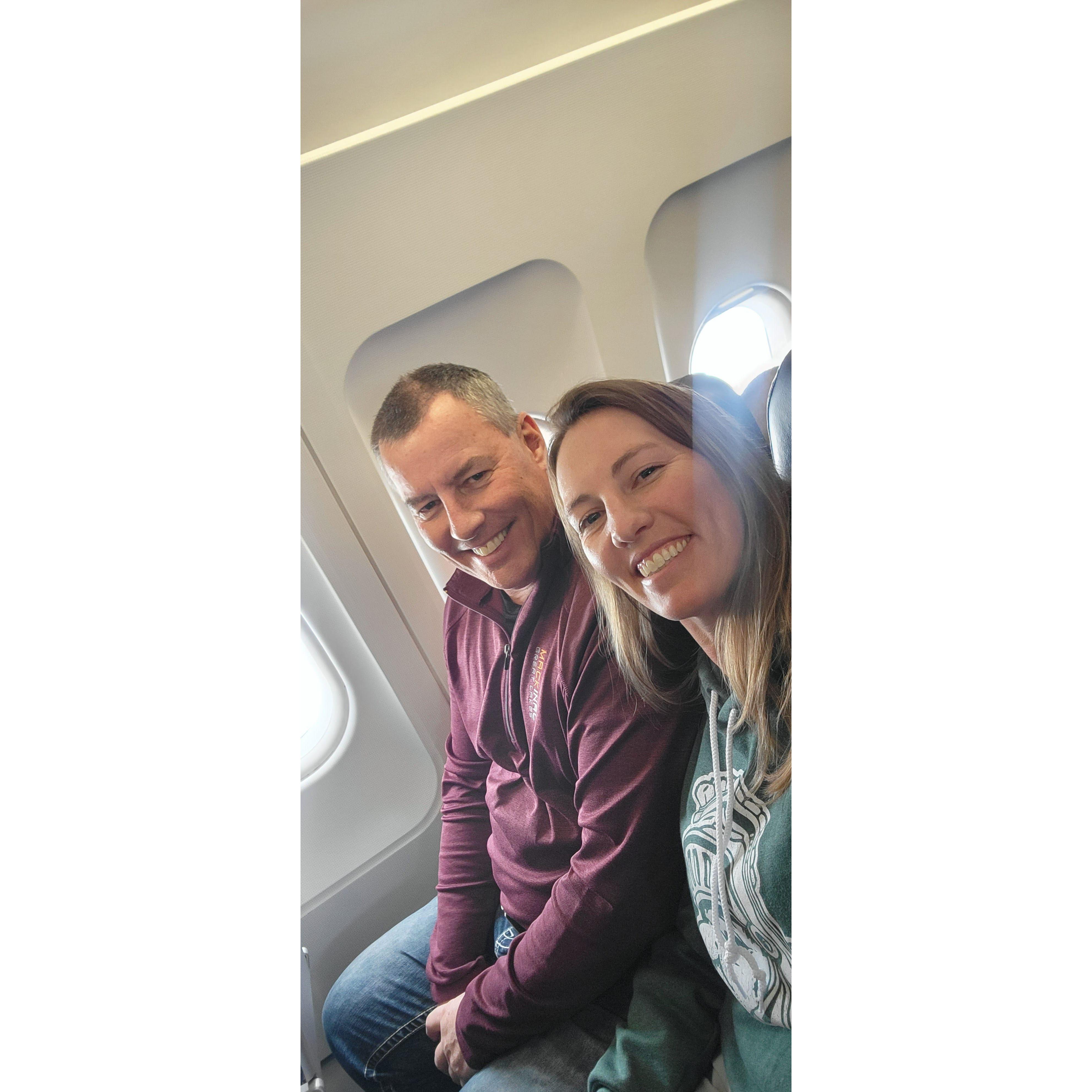 We never turn down an opportunity to travel together!