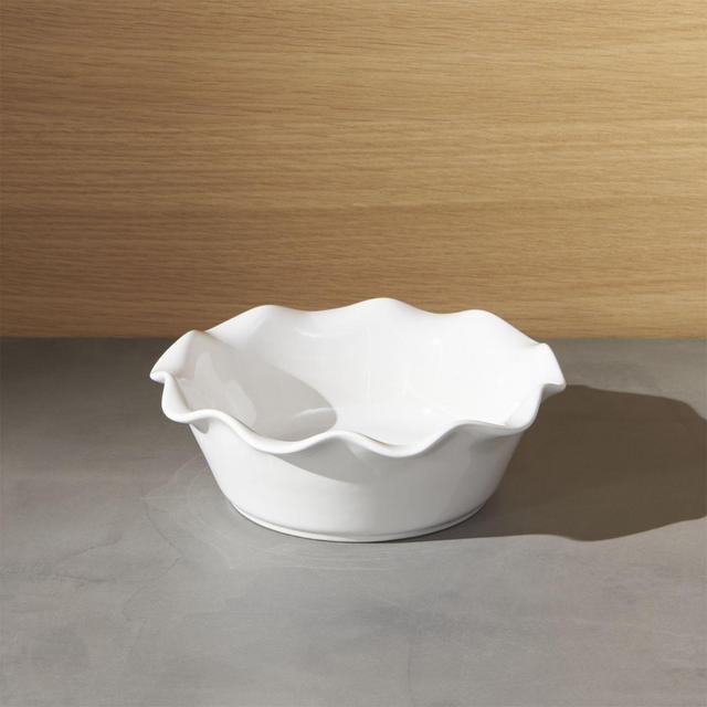 Ruffled Individual Pie Dish