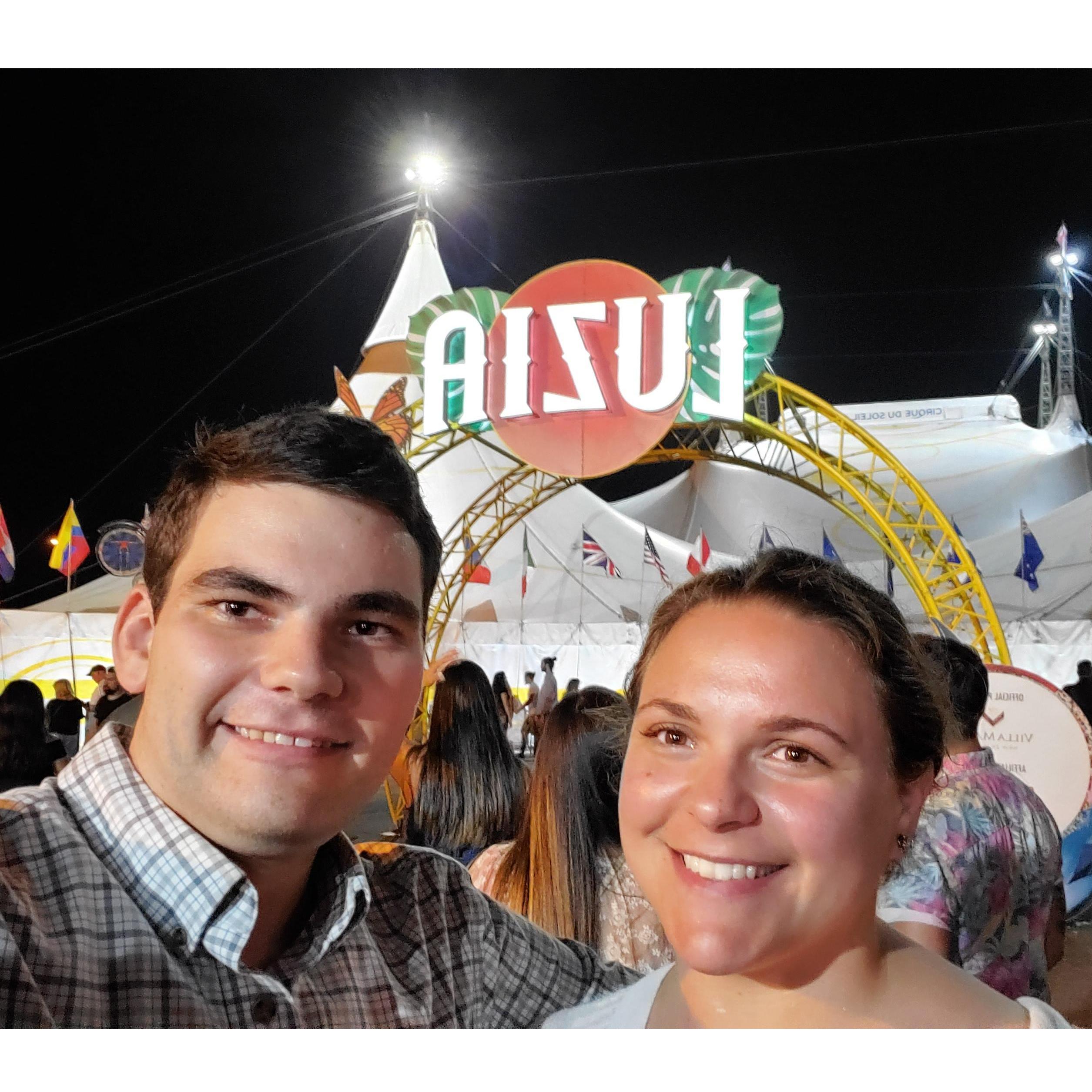 Our third date and first photo as a couple!